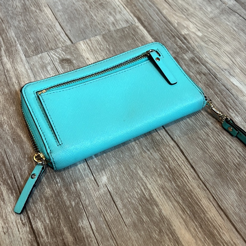 Kate Spade Turquoise Wallet - Picture 4 of 5